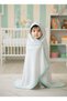 Hooded Baby Bath Towel Water Green – Ultra Soft, Water Absorbent, Newborn – 3 Years Old - 2