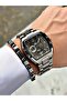 Functional Men's Watch with Rectangular Design - 4