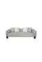 Retrova 3 Seater Fabric Sofa - Beige, Durable Solid Wood Frame, 2 Year Warranty, 237x92x71cm