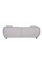Grizel 3 Seater Fabric Sofa - Beige, Durable Solid Wood Frame, 231x95x70cm, 2 Year Warranty - 3