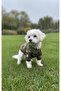 Camouflage Patterned Waterproof Quilted Dog Jacket |   Cold and Rain Resistant Dog Clothing - 8