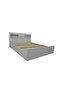 Supreme 180x200 King Bed - White, Engineered Wood with Storage & 2-Year Warranty - Stylish & Durable - 3