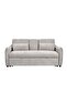 Thiero Fabric Pull-Out Sofa Bed with Drop Down Table & Cup Holders - Taupe, 2-Seater, Solid Wood - 5