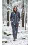 Hooded Detailed Women's Jumpsuit with Fleece-Lined Pockets Inside.