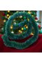 2 Meters Matte Dark Green Christmas Neck Glitter Dark Green Soft Neck Garland Dark Green Decoration Glitter