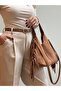 Lea 100% Genuine Nubuck Leather, Elegant and Intricate Design Suede Hand and Shoulder Bag - 2