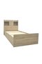 Supreme 90x200 Kids Bed in French Sonoma Oak - Stylish & Durable with Storage - 2-Year Warranty - 2
