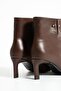 Women's Genuine Leather Boots Brown - 3