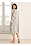 Night Dress with Robe Sleeveless Lace Detail - 2
