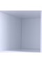 Supreme 1-Door Wardrobe with Mirror - White, Engineered Wood, 3 Shelves, 2-Year Warranty - 5