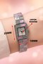Stone Detailed Vintage Steel Case Women Wristwatch Ls931 - 2
