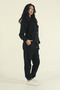Women's Winter Cotton Tracksuit Set Hooded Sweatshirt Jogger-Regular Elastic Leg - 8
