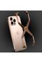 X-Shaped Aluminum Frameless Case for iPhone 16 Pro Max (Coffee) - 2
