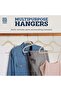 Velvet Hangers 45cm, Non-Slip, 360° Rotating Hook, Space-Saving (Beige, Pack of 20) - 5