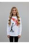 Children's Boys-Girls Atatürk Kocatepe Turkish Flag 100% Cotton Long Sleeve White T-Shirt - 4