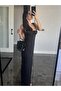 Long Dress with Gathered Bust Detail - 5