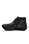 Black Genuine Leather Inside Fleece Velcro Zipper Non-Slip Women's Boots 3609 Z - 4