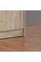 Supreme 1-Door & 1-Drawer Study Desk in French Sonoma Oak - Durable Engineered Wood, 2-Year Warranty - 6