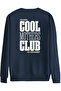سويت شيرت Cool Mothers Club مطبوع برقبة دائرية قصة فضفاضة