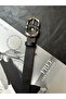 2-Piece Jade Double Ring Patterned Women's Silver Buckle Belt Coat Belt Dress Belt Trouser Belt - 3