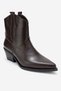 Elia Brown Skin Genuine Leather Women's Western Boots - 3