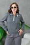 Regular Fit Polo Neck Half Zip Knitwear Sweater Aw25Kz0083