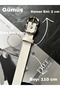 Jade Double Ring Pattern Women's Silver Buckle Belt Coat Belt Dress Belt Trouser Belt - 4