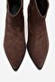 ELIA Brown Suede Genuine Leather Women's Western Boots - 2