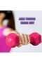 Vinyl Dumbbells EM-9219R-1 Set of 2 Non-Slip 1KG Each for Fitness, Pilates & Home Gym - 8