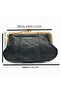 Real Leather Women's Wallet with Gold Accessories - 2