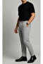 Men's Gray Color Slim Fit Quality Fabric Trousers - 3