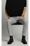 Men's Gray Color Slim Fit Quality Fabric Trousers - 7