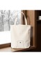 Polar Bear Printed Cloth Shoulder Bag - 35X40 cm