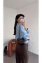 Pipe Leg Brown Leather Trousers - 2