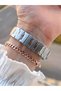 2 Years Warranty Steel Cord 30 Mt Water Resistant Women Wristwatch+Bracelet Bf.G.10055.6 - 3
