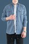 Slim Fit Men's Denim Shirt - 3