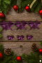 Purple Glitter Eva Bow Ribbon – Set of 6 (3 Pieces 9 cm + 3 Pieces 6.5 cm) Christmas Decoration - 6