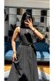 Zero Sleeve Dress with Leather Belt - 3