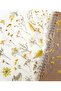Vintage Sticker Natural Sticker Decal Label Set of 6 - Yellow Flowers - 2