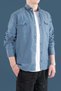 Slim Fit Men's Denim Shirt - 5