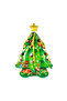 Christmas Foil Balloon Pine Tree with Legs 150X105 cm – Large Size Christmas Ornament - 4