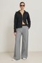 Black Long Sleeve Zipper Detailed Knitwear