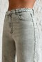 7869 Wide Leg Women's Rose Printed Jean Trousers - 4