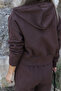 Brown Hooded Knitwear Set - 5