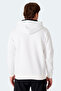 Moonlight I Men's Hooded Ecru Sweatshirt - 4