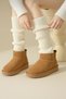 Dust Cover 100% Acrylic Knitwear Knitted Leg Warmer Foot Warmer Ecru - 2
