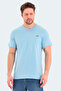 Rivaldo Men's V-Neck Blue T-Shirt - 3