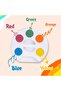 Mini Watercolor Kids Paint Set - 24-Piece Palette Tray with Brush - Party Favors & Educatio - 3