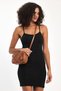 Small Size Embroidery Detailed Crossbody Cross Strap Women's Shoulder Bag Brown - 8