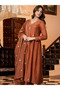 Orange Viscose Cotton Salwar Kameez Dupatta - ALV2001 | Orange - 2